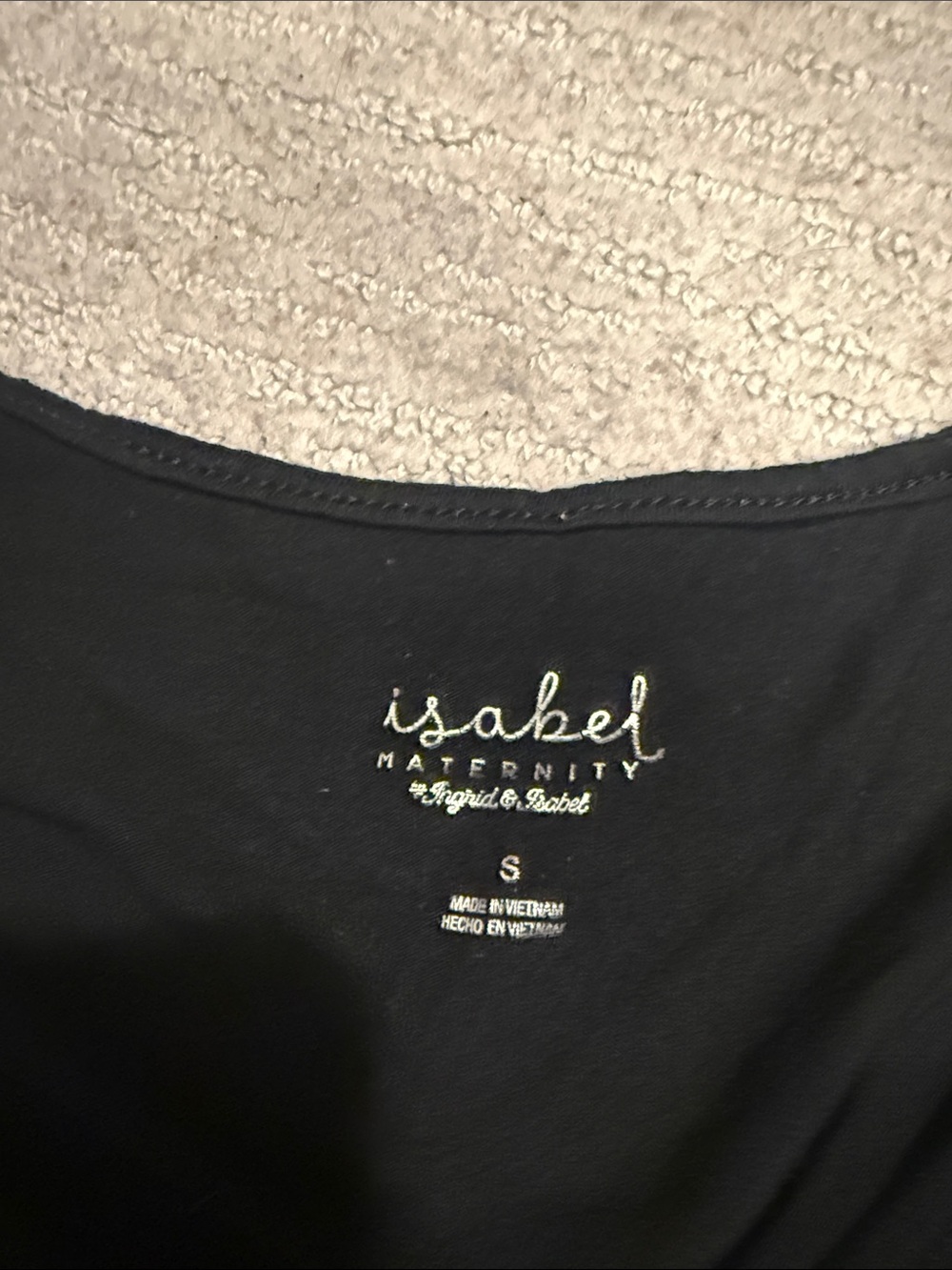 Isabel Maternity Black Dress- Small